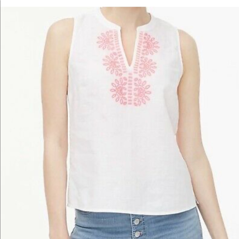 J crew linen top